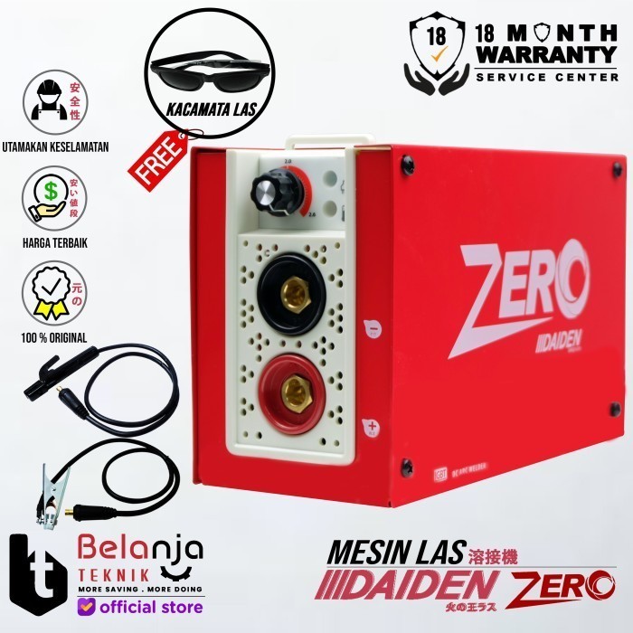 Daiden Zero Mesin Trafo Las Listrik Mini 100 A Travo Las 100A 900 Watt