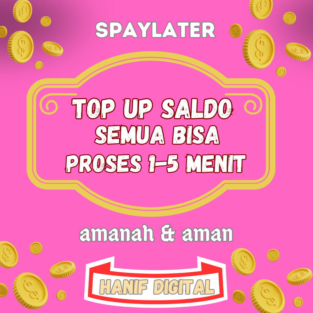 

Topup Saldo Semua Atau Isi Saldo Proses Cepat