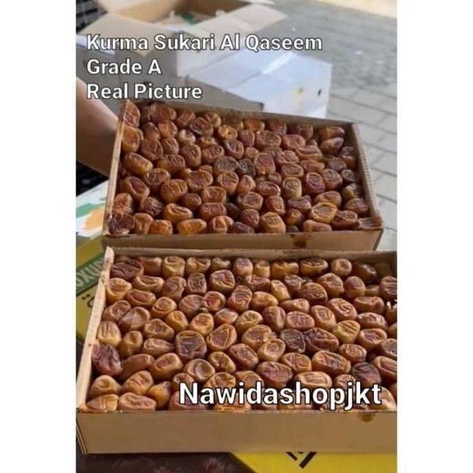 

Kurma Sukari Al Qaseem Premium Organik Merk Galaxy Fresh Ruthab Enak Kurmasehat465