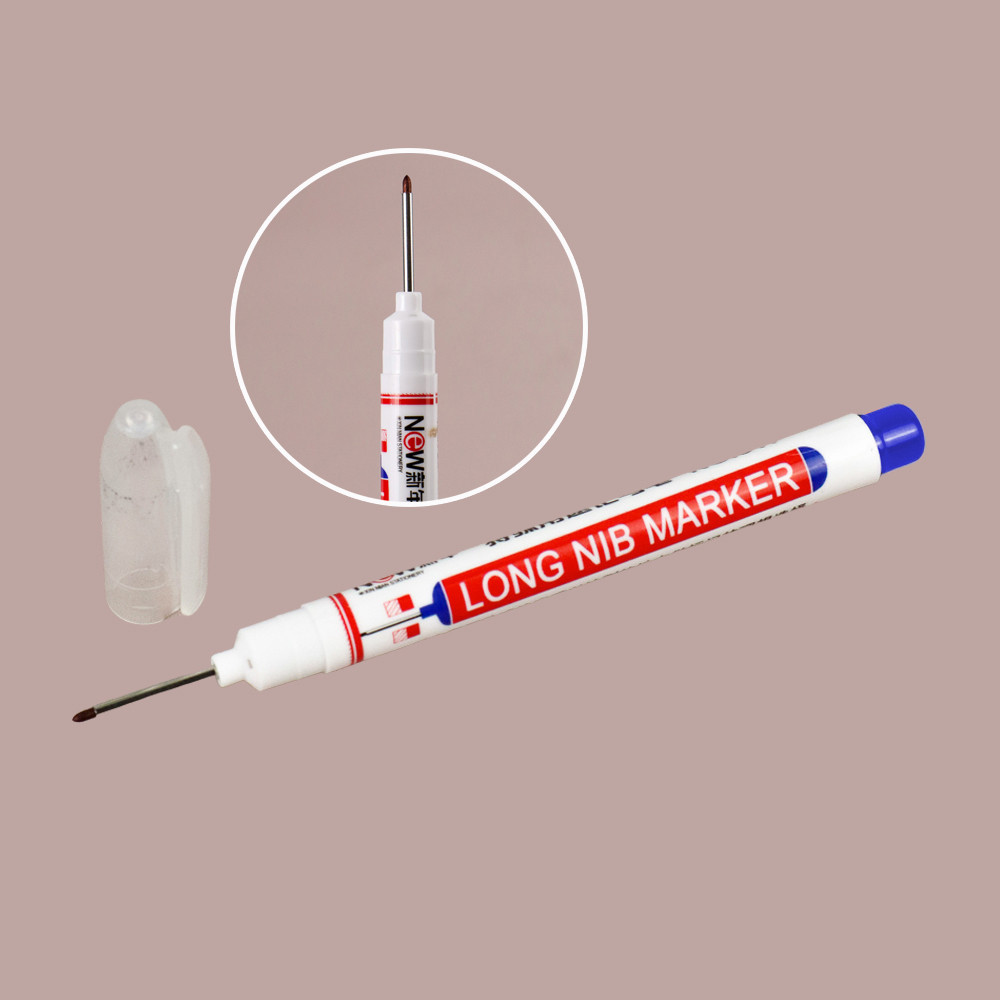 

NEW Spidol Kepala Panjang Long Nib Head Marker Waterproof - 317