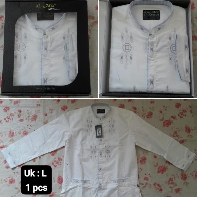 Baju Koko Al-Mia Platinum