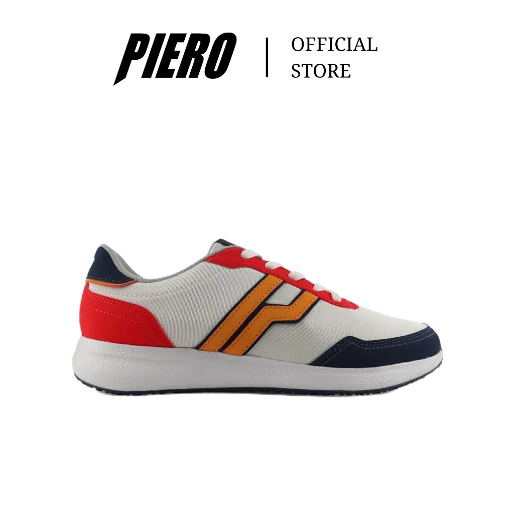 PIERO SEPATU SNEAKERS PRIA CITY EVO WHITE RED BLUE P20873