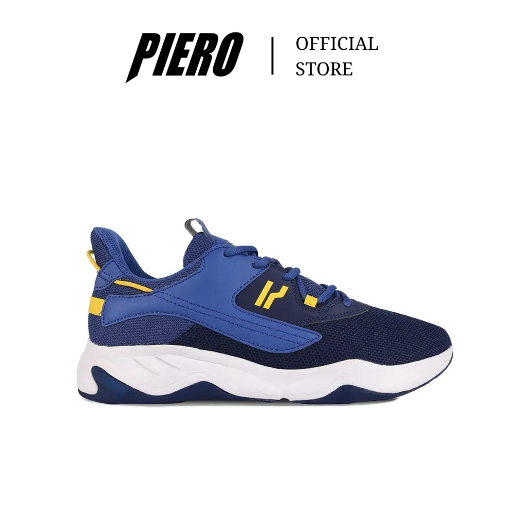 PIERO SEPATU SNEAKERS PRIA CRUZER ROYAL PURPLE BLUE WHITE P30173