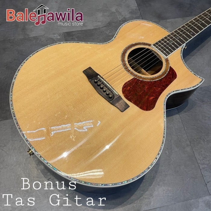 Terbaru Gitar Akustik Elektrik Cort NDX-50 NAT +TAS Gitar Cort NDX50 NAT