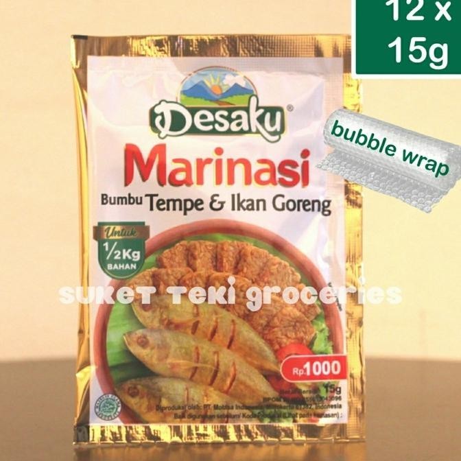 

Desaku Marinasi Bumbu Ikan Tempe Goreng bukan Racik 15g Renceng isi 12
