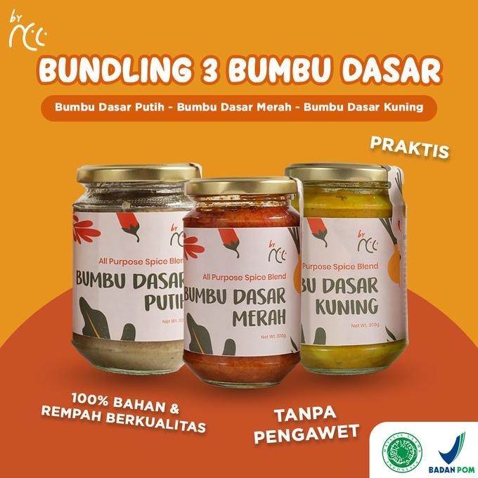 

By NCC Bundling Bumbu Dasar Merah Kuning Putih 300gr