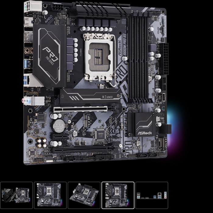 Asrock B660M Pro Rs Lga 1700 Intel Motherboard