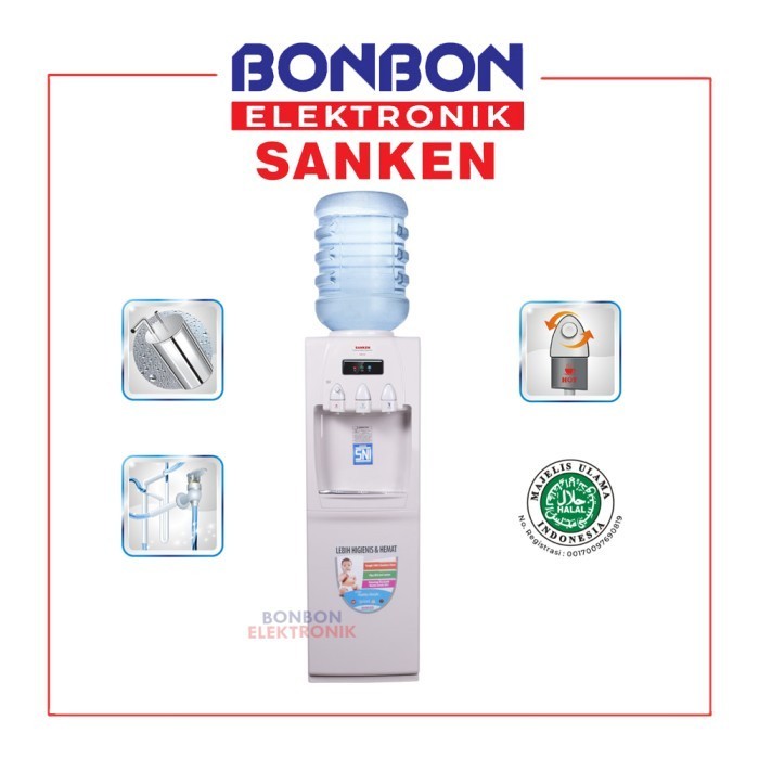 Sanken Dispenser Galon Atas Hwd-760 / Hwd760