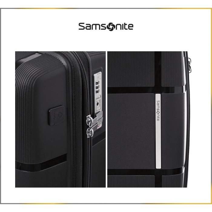 Samsonite Koper Hardcase Interlace Cabin 20 Inch - Black