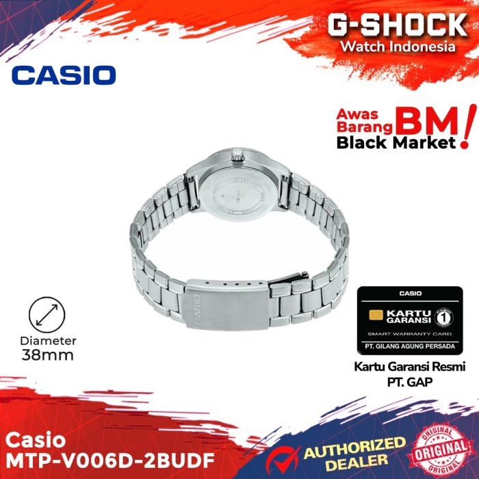 Casio General Mtp-V006D-2Budf Mtp-V006D Mtp-V006 Mtpv006D Mtp V006D