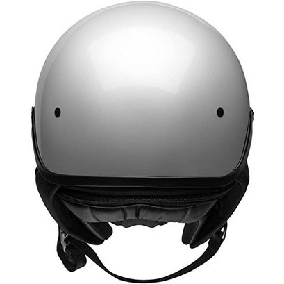 Bell Pitt Boss White Helm Retro Helm Classic Helm Half Face