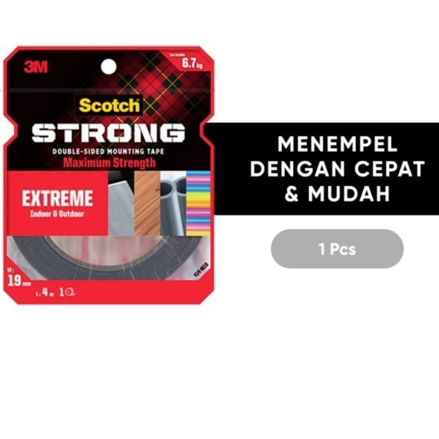 

3M SCOTCH EXTREME DOUBLE-SIDED MOUNTING TAPE 414-M19,