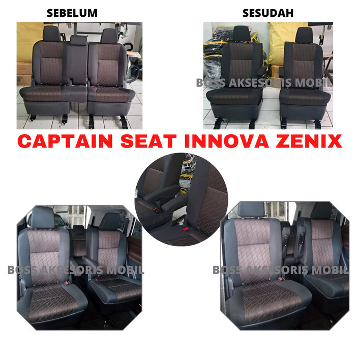 Merubah Jok Asli Ke Captain Seat Innova Zenix