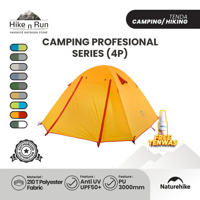 Tenda Naturehike Tent 2018 4P-Series Nh18Z044-P