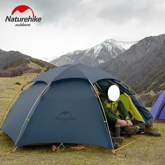 Tenda Cloud Peak 2 15D Naturehike Nh19K240-Y 2P Orang Dome Camping