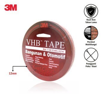 

BRG BARU Doubletape 3M VHB Double Tape 12 mm x 4.5 M