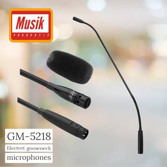 Jts Gm-5218 / Gm5218 Gooseneck Condenser Microphone For Podium