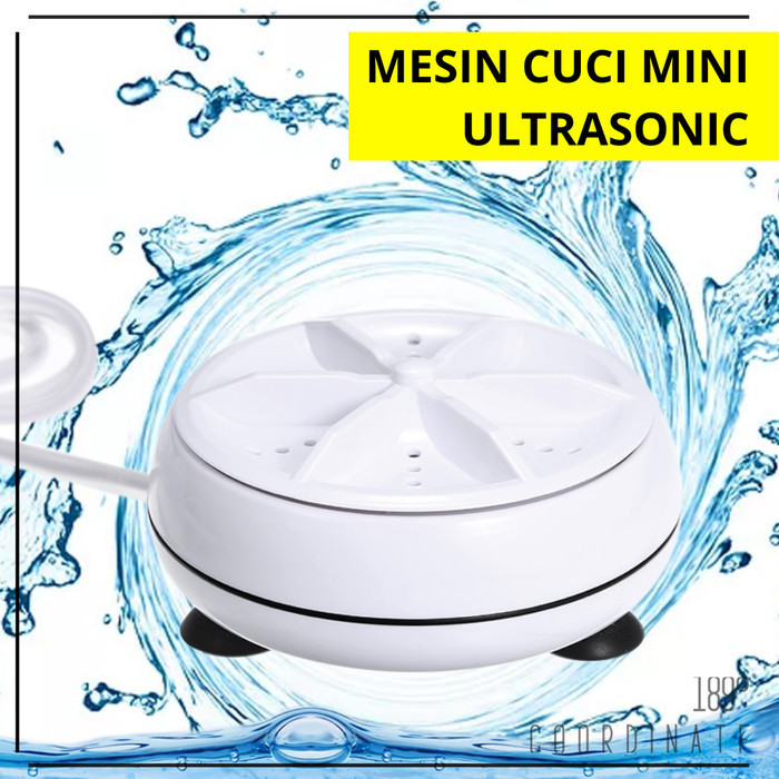 MESIN CUCI PORTABLE MINI ULTRASONIC WASHING MACHINE TRAVEL CUCI BAJU