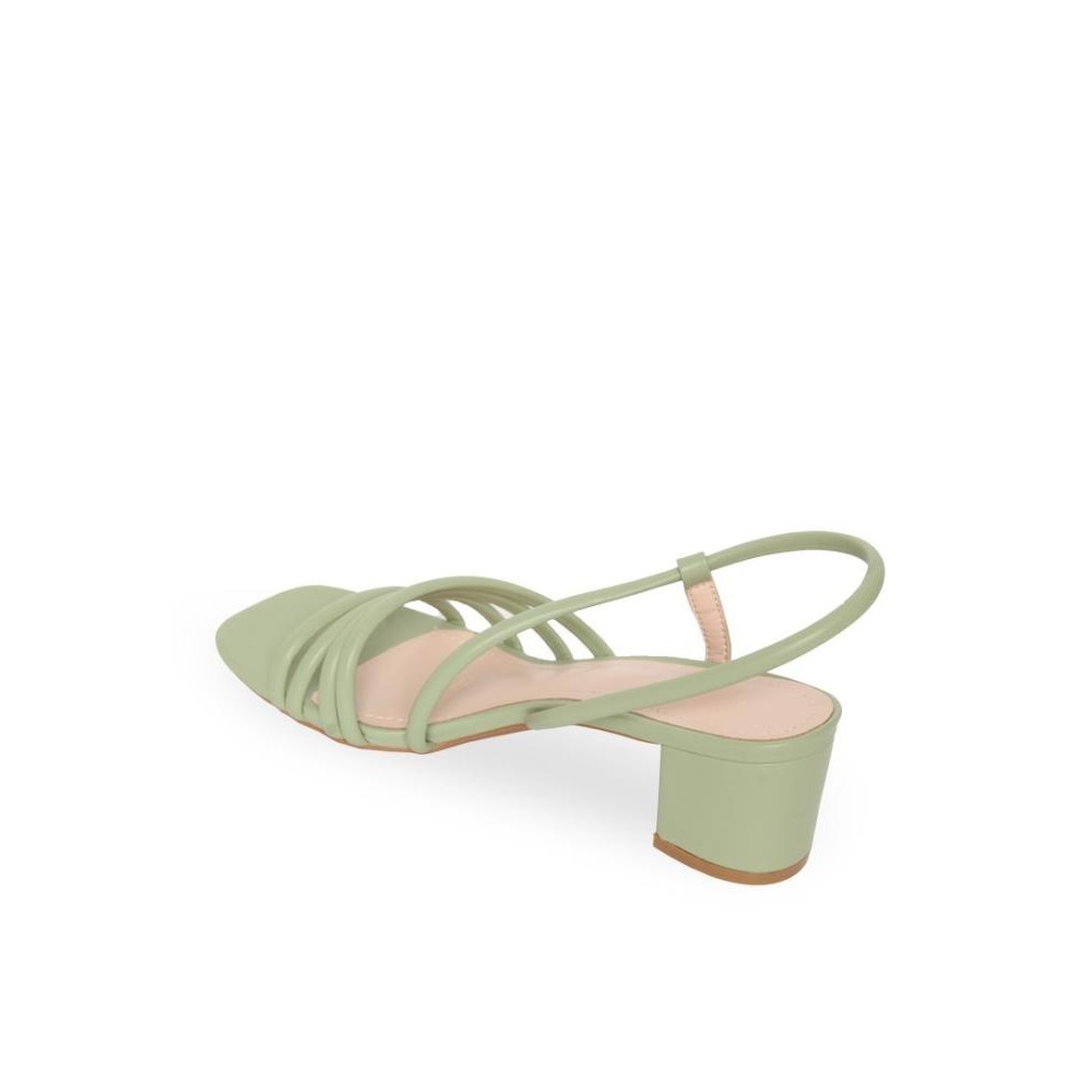 Ncy Shoes Sepatu Wanita Felicia Slingback Heels 5Cm Warna Hijau