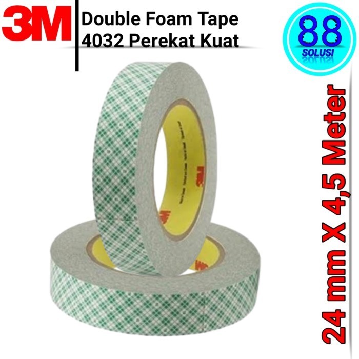 

BRG BARU Double Tape Busa 3M 4032 Mounting Dobel Tip Perekat Tembok Kuat 24mm