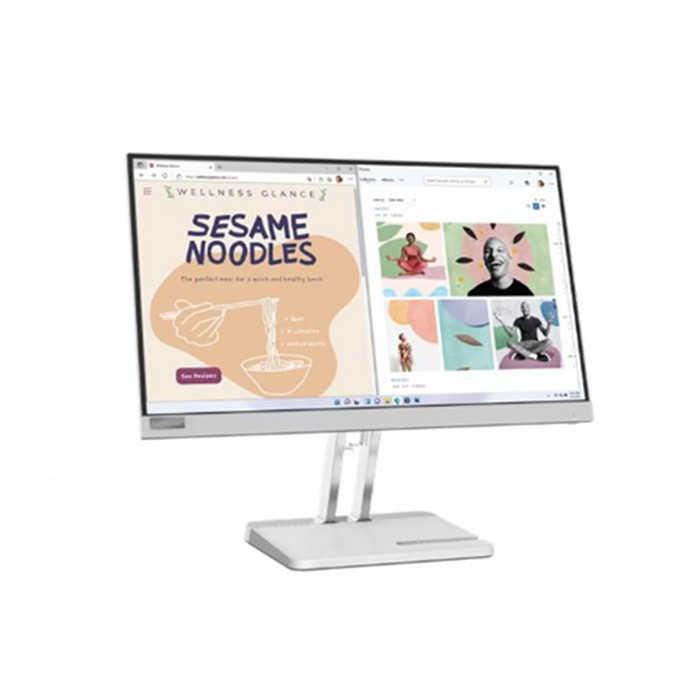 Monitor Lenovo L22E-40 22" 1080P Vga Hdmi Silver Phone Holder