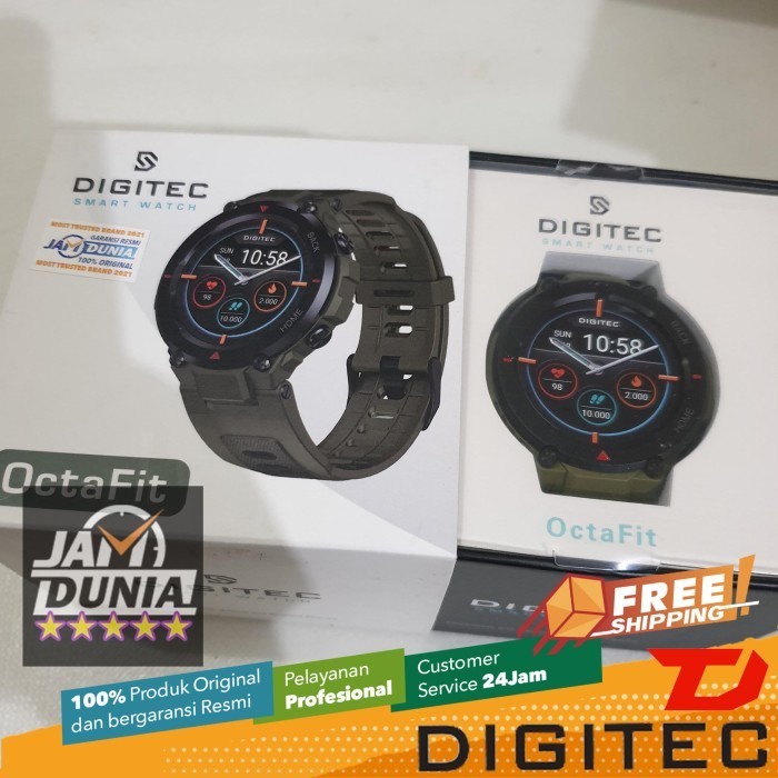 Digitec Original Smartwatch Octafit Ch Jam Pria Jam Digital Tr