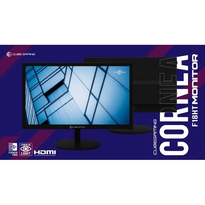 Monitor Cube Gaming Cornea 18.5" F18Ht (Vga & Hdmi) 75Hz