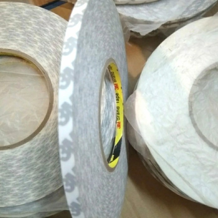 

HARGA DISKON 3M Double Tape 9080 Transparan Tissu uk 8mm