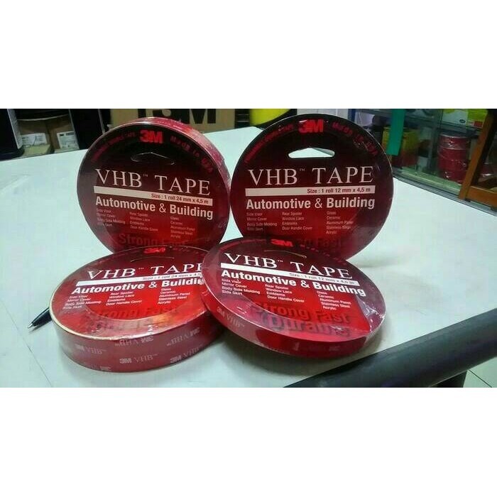 

HRG DISKON 3M Double Tape 4900 VHB UKURAN 12MM X 4,5M