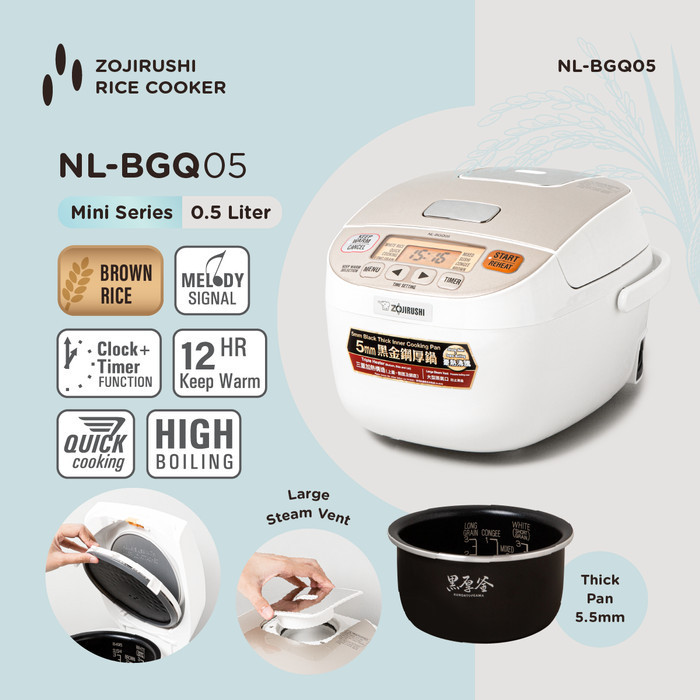 Rice Cooker 0.5 Liter Zojirushi Nl-Bgq05