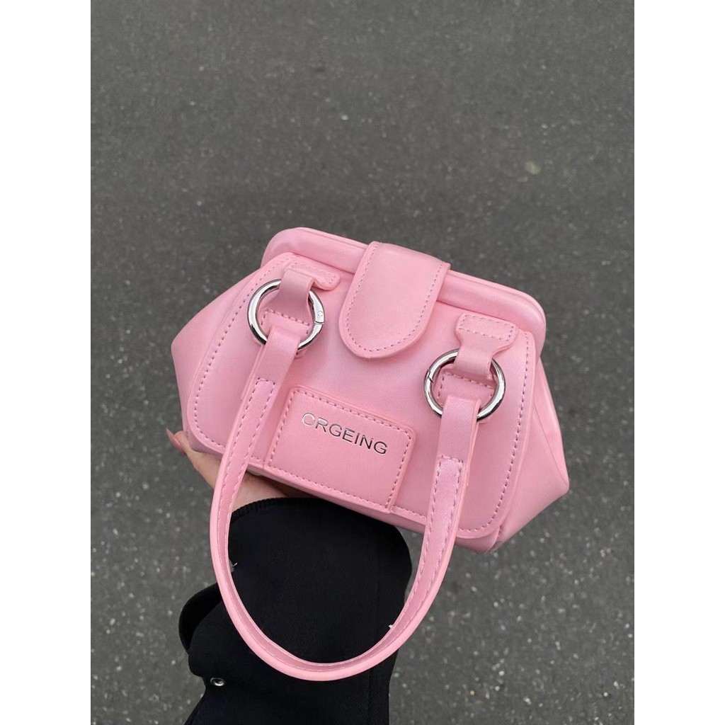 Tas Bowling Pink Wanita Tas Jinjing Kecil Modis