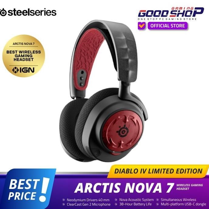 Steelseries ARCTIS NOVA 7 WIRELESS DIABLO IV EDITION