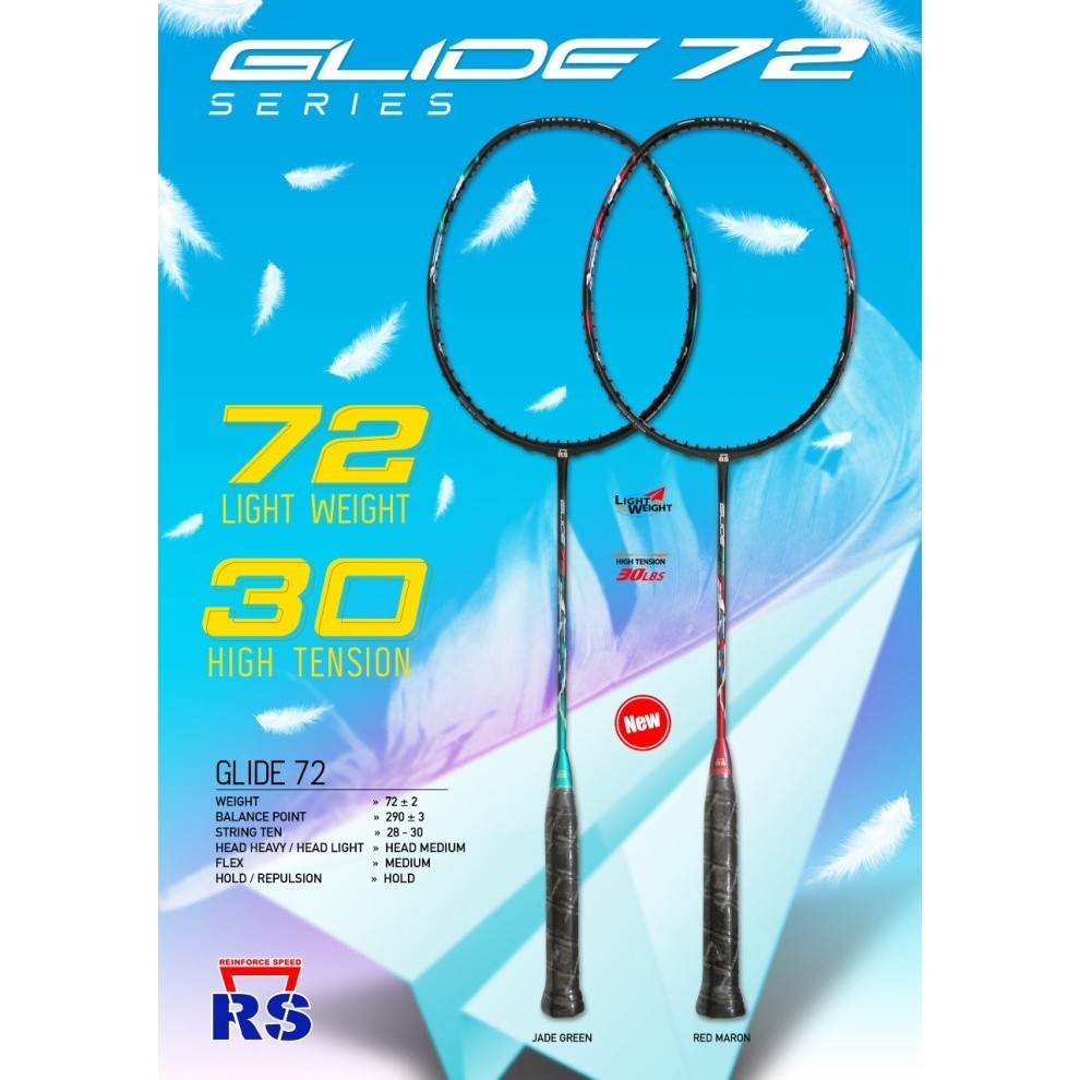 REINFORCE SPEED RAKET BADMINTON GLIDE 72 gram
