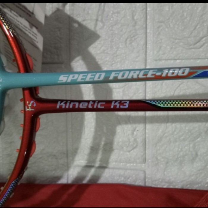 Raket Badminton NEW FIESTA FS KINETIC K3/SPEED FORCE 100 taiwan 35LBS