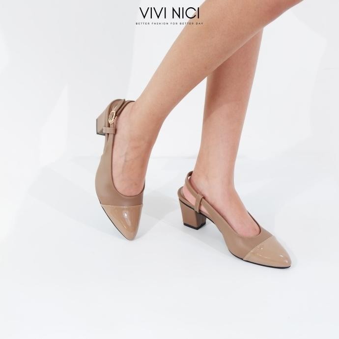Vivi Nici - Lyla Sepatu Sandal Mules Hak 5 Cm