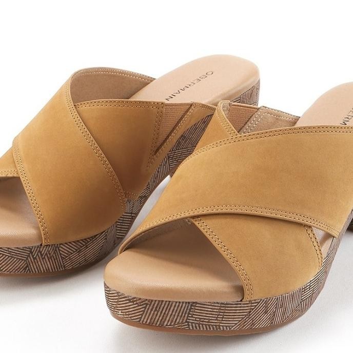 Obermain - Sandal Wedges Wanita Original -Myla Lara - Cross