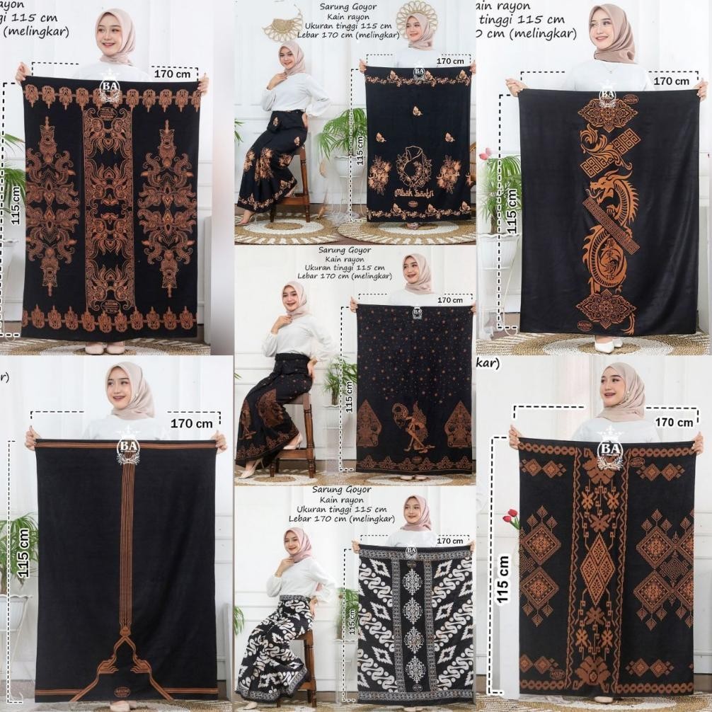 Promo Thr Sarung Wanita | Sarung Agung |  Ada 30+ Motif | Sarung Batik Gloyor Goyor | Sarung Tubanan