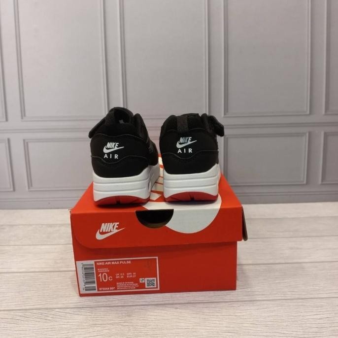 SEPATU KIDS NIKE AIR MAX PULSE BLACK RED ORIGINAL VIETNAM BNIB  DHIASARI5
