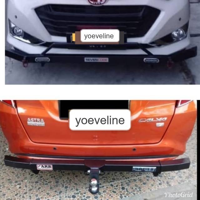 PAKET TANDUK DEPAN +TOWING ARB BELAKANG UNTUK MOBIL CALYA/SIGRA