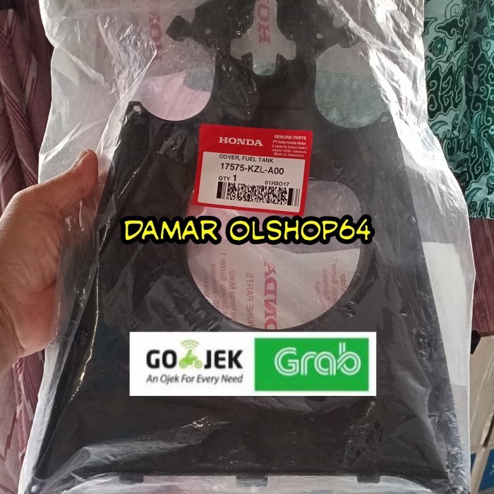 COVER FUEL TANK TUTUP TANGKI SPACY KARBU FI ORI 17575-KZL-A00