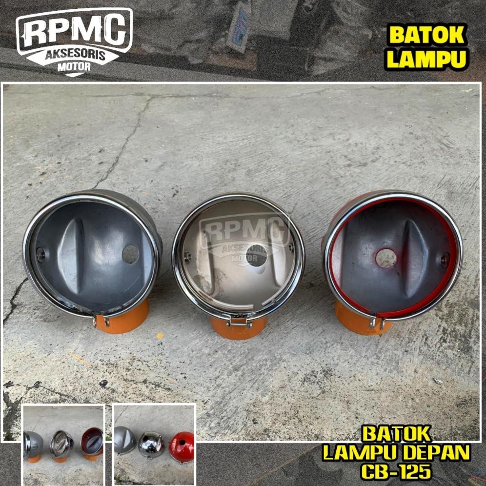 Barang Murah.Co Batok Lampu Cb 125 Import Pres Merah Hitam Daymaker Jute Depo Autopal 5,75 Inch Prem