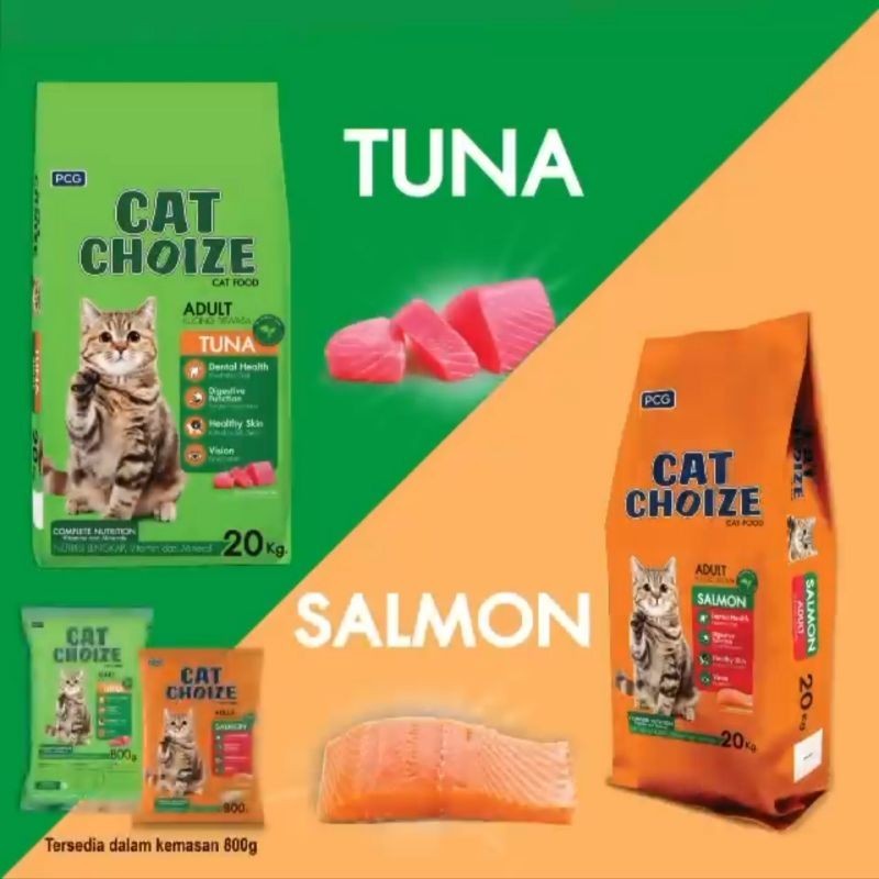 Cat Choize Adult Tuna Salmon 20kg / Cat Choice makanan kucing dewasa