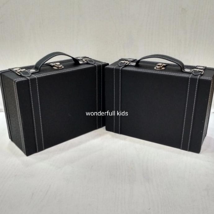 

box koper kulit / kotak hampers kulit