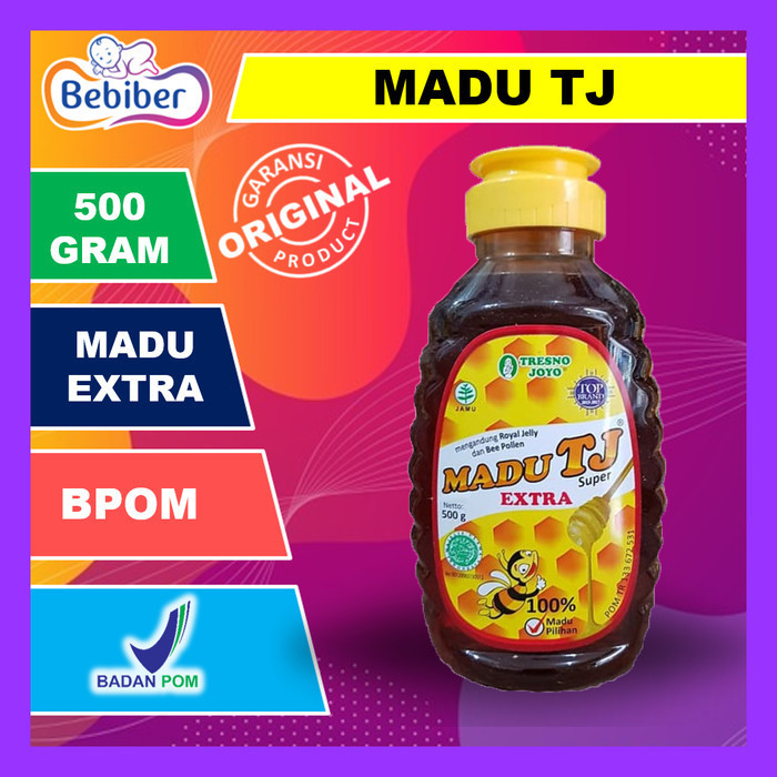 

Madu TJ Super EXTRA 500gr / Madu Tresnojoyo / Madu Extra / BEBIBER