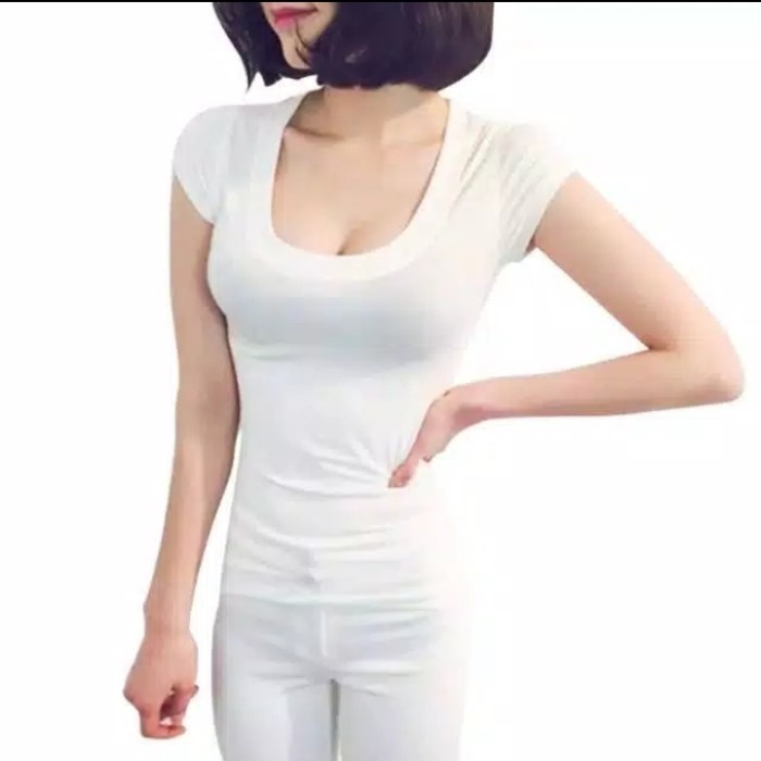 PROMO kaos polos wanita..model ketat dan pas body.. Silahkan diorder