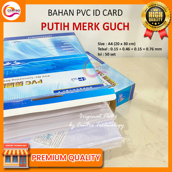 

BARANG TERLARIS Bahan Pvc Id Card a4 / Kartu Id card