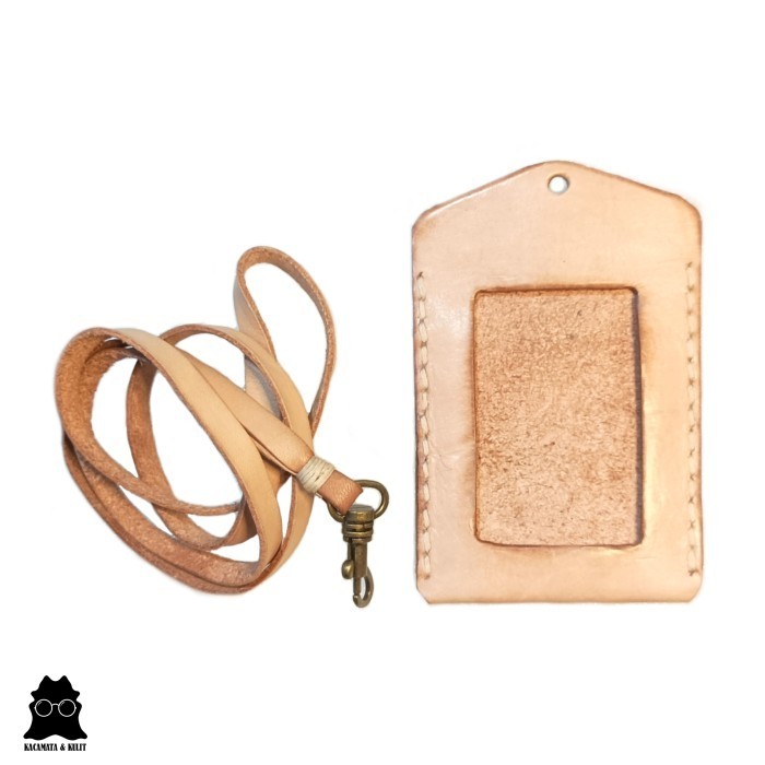

BARANG TERLARIS ID Card Holder Kulit Asli Handmade 2 Slot