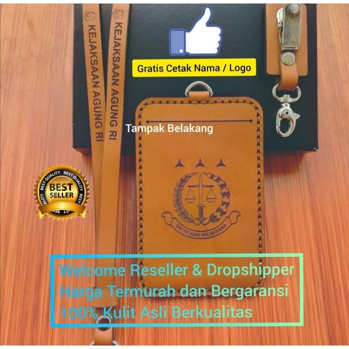 

BARANG TERLARIS NAME TAG HOLDER KULIT, ID CARD HOLDER KULIT, ID CARD HOLDER CUSTOM
