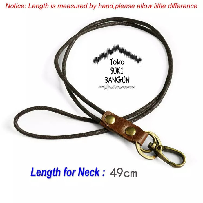 

BARANG TERLARIS NT-002 Tali Lanyard Name Tag ID Card Strap Nylon Model VINTAGE