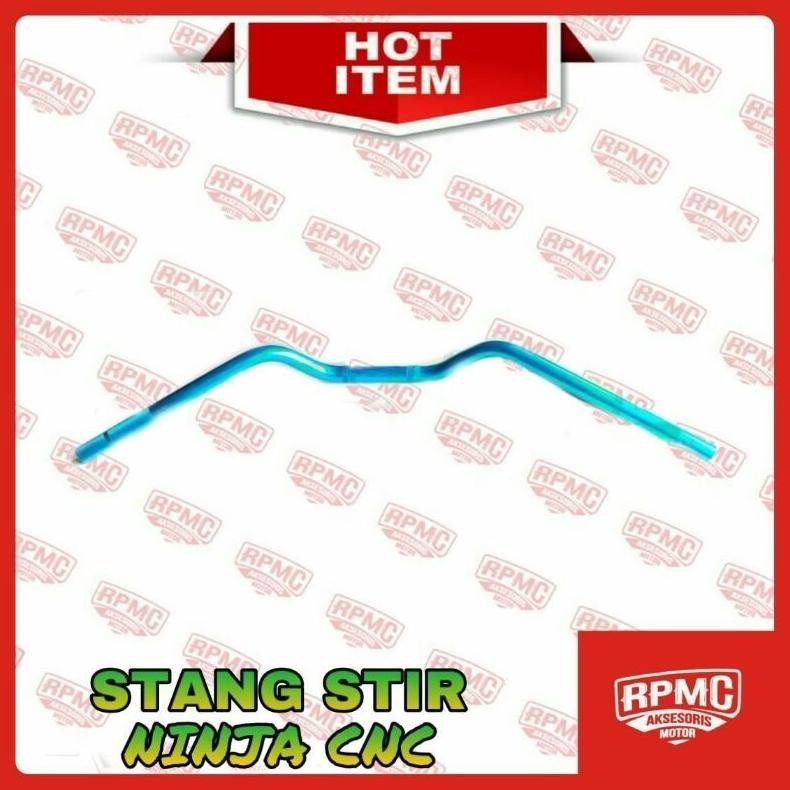 New Stang Stir Posh Ninja Almunium Michello Cnc Warna Universal Cb Gl Megapro Tiger Mp Tirev Herex R